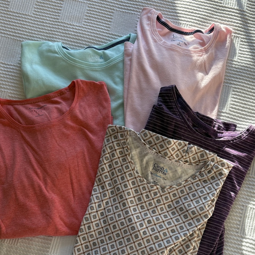 Croft & Barrow Women's Long Sleeve Tops - size large
